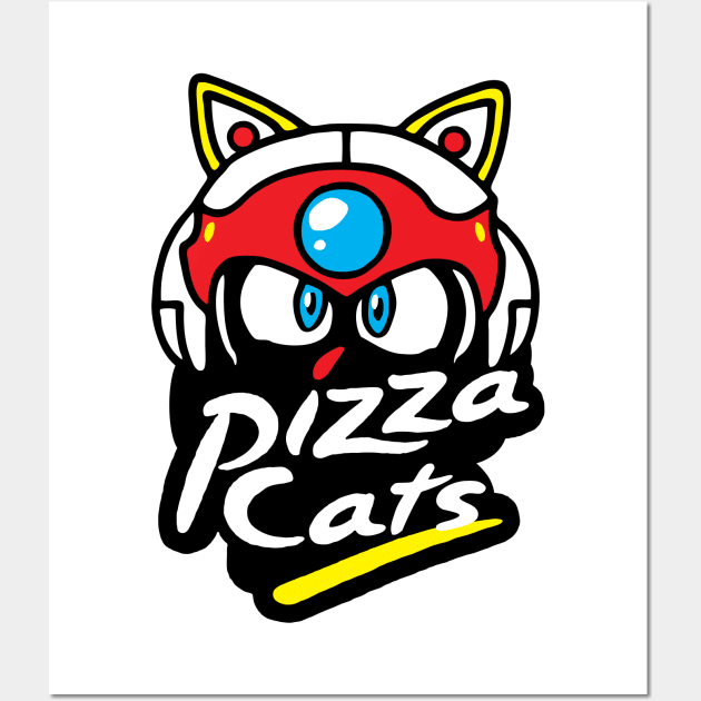 Pizza Cats Wall Art by Daletheskater